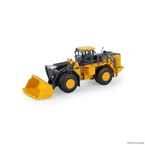 944 X Tier Wheel Loader Toy In Prestige Collection 1 to 50 Scale with working boom, pivoting bucket, and clear cab windows