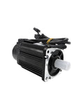 CHUNYE SGMJV servo motor 750W, front view; black housing, silver flange, bundled cables