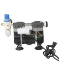Oil Water Separator For Micro Vacuum Pump Accessory Kit With Double Head And Two Quick Connectors High Efficiency Air Pump Filter Attachment