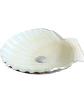 USZWBY Bathroom Vessel Sink Tempered Glass Bathroom Vessel Sink Shell Shape Above Counter Bathroom Sink with a smooth, elegant design.