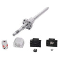 Top Rated 1605 SFU Ball Screw C7 Grade Kit With BK BF12 RM1605 End Machined Precision Nut Set For CNC Machines In 200 To 600 mm Sizes, ball screw kit