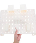 Wall Mounted Pegboard Organizer For Garage And Workshop No Drill Easy Install White Pegboard For Tools And Tool Organization