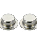2 Piece Spring Steel Push On Pushnut Cap Stud Five Eighth Inch Axle Fastener With Zinc Finish for rolling bins