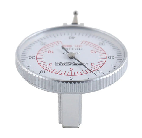 0.01 mm By 0.8 mm Dial Test Indicator With Large 1.5 Inch Face Jeweled Movement Includes 3/32 And 3/8 Inch Mounting Shanks Model S900 C114 Pro Grade Precision Micro Dial Gauge For Machining Setup And Alignment Workhorse