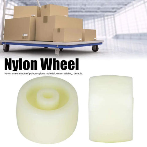 Nylon Wheel Caster Rollers Set 1.5 Inch Diameter Directional Polypropylene Wheel 10 Pack 40 Kg Load Grippy No Slip Surface