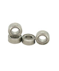 10 Piece Set Hybrid Ceramic Bearing 5x10x4 Mm Shielded Orange For RC Cars And Fishing Reels Ultra Low Friction Stainless Steel Ball SMR105ZZ