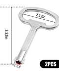 6mm Hole Universal Cabinet Key For Switchgear Control Network GGD Cabinets And AE Boxes Industrial Enclosures 2 Pack
