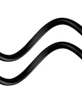 Slick One Meter Extension Cord With Bulletproof Housing For Home Office And Entertainment Setups, flexible black cable design.