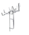 Lightweight Aluminum Belt Hook for 12 Inch Mud Pan and Tape Rolls Hands Free Drywall Finishing Access Keeps Tools Close