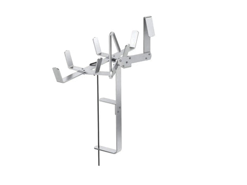 Lightweight Aluminum Belt Hook for 12 Inch Mud Pan and Tape Rolls Hands Free Drywall Finishing Access Keeps Tools Close