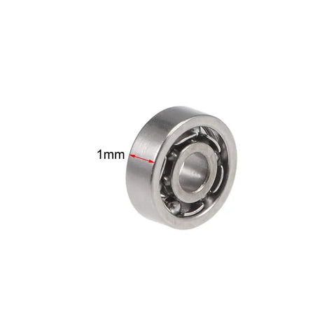 681 Deep Groove Ball Bearings 1mm Inner Diameter 3mm Outer Diameter Open Type Chrome Steel Z2 Noise ABEC 1 P0 Precision Bearings