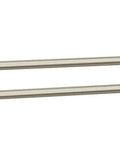 Spot Resist Brushed Nickel Sage Collection 24 Inch Double Towel Bar For Wall Mount Bathroom Hanger With Two Rods Easy Install Durable Stainless Look