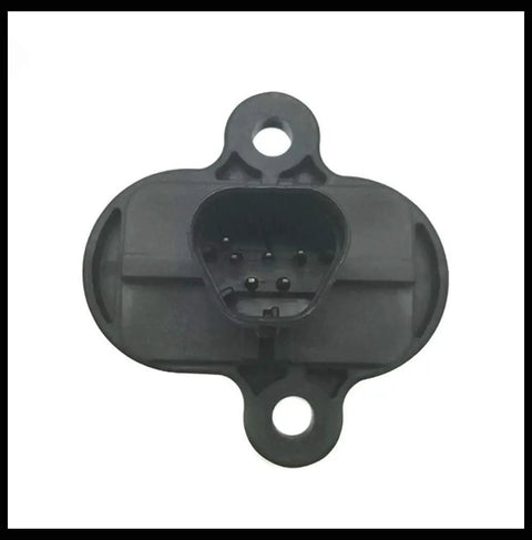 Heavy Duty Replacement Mass Air Flow Sensor For Chevy Cruze Cobalt Volt Malibu Hella, black plastic connector view.