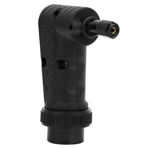 Smooth Operator Ninety Degree Right Angle Grinder Adapter For Rotary Power Tools, black plastic, precise grinding tool for Dremel or Hilda.