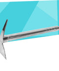 Stainless Steel Garden Hoe And Pickaxe Double Use Hand Tool For Planting And Weeding Heavy Duty Beast shown on blue pattern