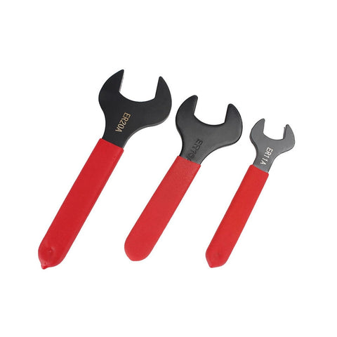 Heavy Duty Er25 Collet Chuck Key Wrench For Cnc Machining Centers And Milling Routers Durable Steel Build shown in three sizes.