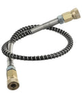 Heavy Duty High Pressure Air Hose 50cm M10x1 Thread 9000 PSI Stainless Wrap Protects Against Kinks For Hunting Diving Tanks And Industrial Jobs Built To Handle Abuse No Matter How Hard You Run Them Today. coiled stainless hose with brass fittings