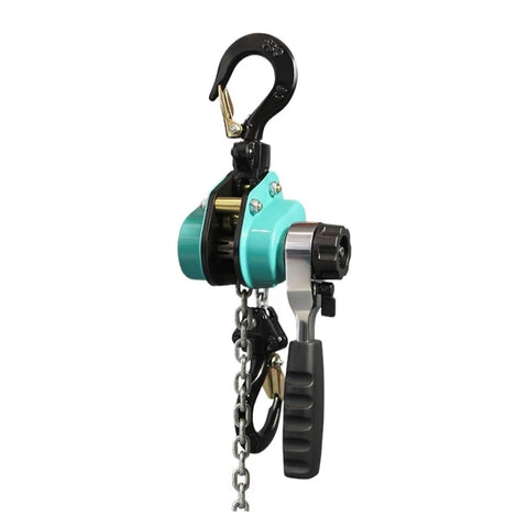 Heavy Duty Manual Lever Hoist Chain Block for lifting loads up to 750kg with durable gear and smooth operation.
