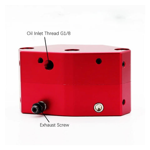 Hydraulic Disc Brake Caliper CNC Turning And Milling Spindle For Composite Machine Tools, DBX BDO Series, Size DBX-500, rear view