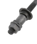 Close-up of Front And Rear Hollow Shaft Nuts 3/8 Inch Zinc Alloy Hub Lock Nuts For MTB Quick Repair, zinc alloy nut on axle.