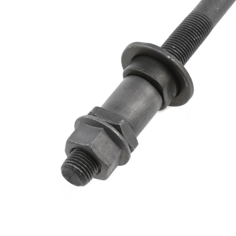 Close-up of Front And Rear Hollow Shaft Nuts 3/8 Inch Zinc Alloy Hub Lock Nuts For MTB Quick Repair, zinc alloy nut on axle.