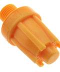 16 Hole High Efficiency Air Nozzle For Compressed Air Machines Pro Grade Wind Spray Jet Blower Nozzle shown in orange ABS