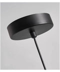 Modern Dine Dining Room Pendant Lights Indoor Lighting Ceiling Lamp Hanging Light LED chandelier's black ceiling mount detail.