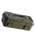 Dual Size Tool Box Organizer Set With 6.5L And 4L Capacities Secure Locking Clasps Layered Compartments For Quick Access