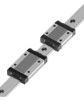 Heavy Duty MGN12C Metal Linear Rail Slide 600mm showcasing smooth metal carriage blocks for CNC machines and 3D printers.