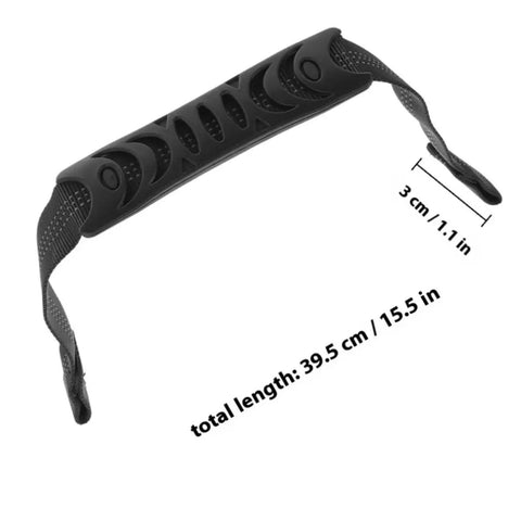 Top Shelf Black Nylon Backseat Grab Handles 4 Pack Universal Car Interior Safety Grips For Daily Drivers Keep Ya Locked In With Hella Secure Grip During Quick Turns And Cruises