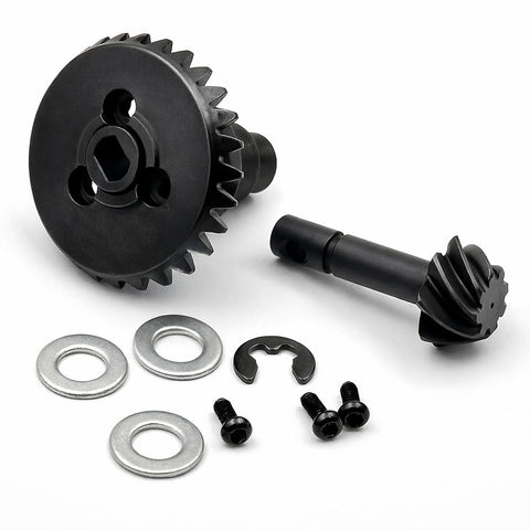 Bevel Gear Set 27T And 8T For 1/10 RC Crawlers Diff Upgrade For Faster Wheel Spin And Smoother Torque On Axial AR44 AR45 And Capra Currie F9 Axles With Precision Machined Gears