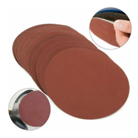 Get Your Tools Ready With This Sick Set of 100 Flocking Sandpaper Discs, 4 inch size, featuring heavy duty hook loop design for angle grinders.