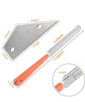 Luthier Tool Kit For Setup With Fret Crowning File Stainless Steel Fret Rocker dimensions in inches for DIY fret work