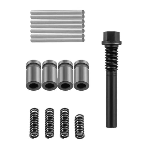 Heavy Duty Pin Shaft For 8.25 Inch 29 Spline Differential Locker Fits Jeep Cherokee XJ And Dodge Ram Rear Axles parts kit with rods, springs, and bushings.
