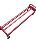 Rolling Masking Film Machine With Mobile Stand On Wheels For Car Paint Repair And Body Shop, red steel frame