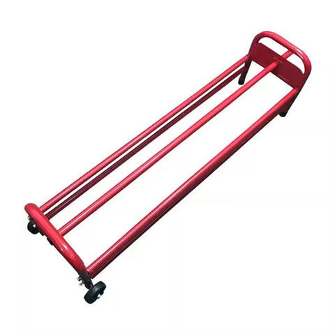 Rolling Masking Film Machine With Mobile Stand On Wheels For Car Paint Repair And Body Shop, red steel frame