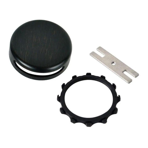 Snap On Bronze Overflow Plate Kit For Bathtub Drain Replacement Easy Install No Fuss Durable Bronze Finish Universal Fit High Quality Tub Drain Cover Plate For Leak Free Restore, top view of components