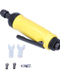 Heavy Duty Mini Air Angle Die Grinder 22000 RPM Pneumatic Rotary Tool with sealed ball bearings and accessories.