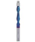 Premium Compression Flush Trim Carbide Router Bit With Ball Bearing, 1/4 inch shank, for smooth wood and CNC projects.