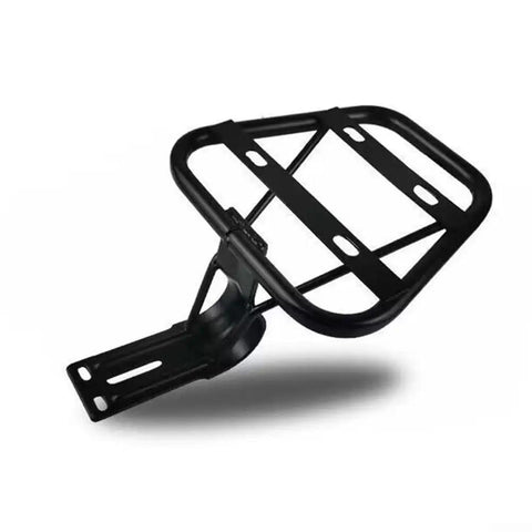 Heavy Duty Steel Rear Bike Rack For E-Bike Mounting Holes 24.5 Cm Adds Luggage Space To Your Steed With Secure Fit And Durable Build black steel rear rack with mounting arm
