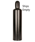 Beefy Heavy Duty Steel Acetylene Gas Cylinder With CGA510 Valve 75 Cubic Feet Capacity 33 Inch Tall Protective Steel Cap Ships Empty