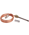 Honeywell CQ100A1039 copper thermocouple assembly, 30-inch coil with brass sensor fitting.
