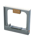 Top Notch Framed Spirit Level And Leveling Gauge Deliver Dead Nuts Accuracy For Heavy Duty Industrial Jobs Built Like A Tank With Rugged Steel Frame Guarantees Straight Shot Results For Every Project, 48-inch steel frame level.