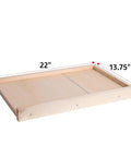 Solid Pine Base For 8-Frame Beehive Beekeeping Stand, Assembled And Amish Made In USA, Heavy Duty Base Supports Your Colony, Natural Wood Finish