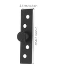 Heavy Duty Pivot Hinge For Hidden Doors Built Tough Mipcase Stainless Steel Invisible Hinges For Bookcases And Secret Compartments Compact Design For Versatile Applications, 7.5x2.1 cm