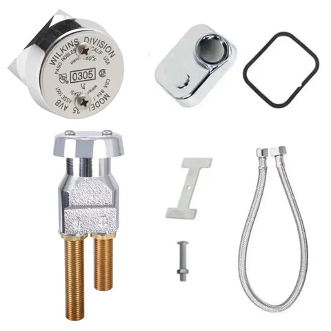 Vacuum Breaker Kit For Shampoo Bowl And Salon Sink One Way Valve With Receiver Plate Hose And Hardware Included Backflow Prevention For Most Bowls Complete Plumbing Safety Setup Must Have Pro Grade