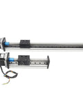 Upgrade Your 3D Printer Game With This Smooth SFU1605 Linear Guide Ballscrew Motion Table At 200 Mm Paired With A Nema Stepper Motor For Precision That Slaps And Builds Like A Boss, showing SFU1605 ballscrew and Nema 23 motor.