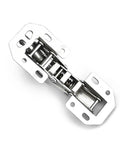 No Drill 90 Degree Cupboard Hinges With Soft Close Hydraulic Action 3 Inch Stainless Steel Cabinet Hinge Includes Screws Easy Install