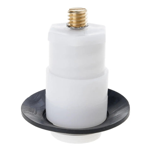 Strong & Easy Installs Bath Tub Drain Plug Metal Drain Stoppers with a black base and gold screw for K-7272 K-7271 fixtures.