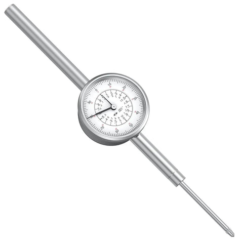 2 Inch Dial Indicator With 0.001 Inch Graduation, Ultra Precise Machining Gauge For Lathe Use, CNC Machines, 0 to 2 Inch Range